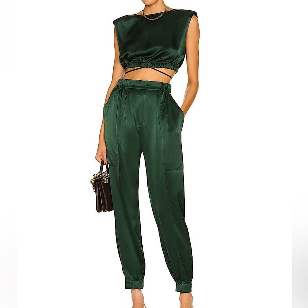 Nicholas Neha 100% Silk Joggers